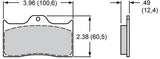 Wilwood PolyMatrix Brake Pad Set with E Compound (WB15E-6096K)