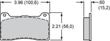 Wilwood PolyMatrix Brake Pad Set with Q Compound (WB15Q-7268K)