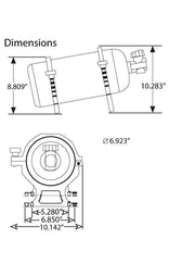 Aeroflow Billet Nitrous Bottle Brackets - Black (AF64-5000BLK)
