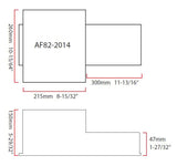 Aeroflow Fabricated LS Rear Sump Conversion Oil Pan (AF82-2014)