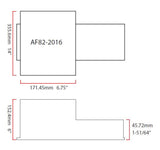 Aeroflow Fabricated LS Front Sump Conversion Oil Pan (AF82-2016)