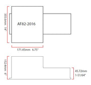 Aeroflow Fabricated LS Front Sump Conversion Oil Pan (AF82-2016)