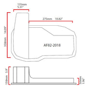 Aeroflow Mitsubishi Evo Fabricated Race Oil Pan (AF82-2018)