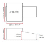 Aeroflow Chevrolet 2-Piece Seal Super Oil Pan (AF82-2201)