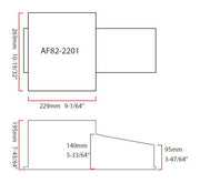 Aeroflow Chevrolet 2-Piece Seal Super Oil Pan (AF82-2201)
